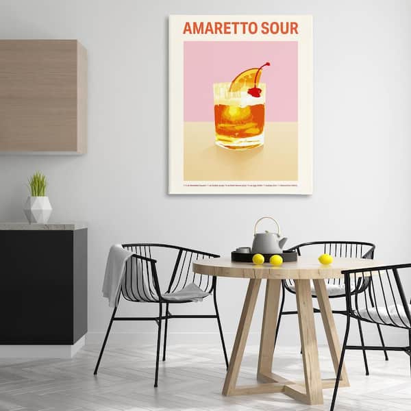 Stupell Industries Amaretto Sour Classic Drink by Victoria Barnes