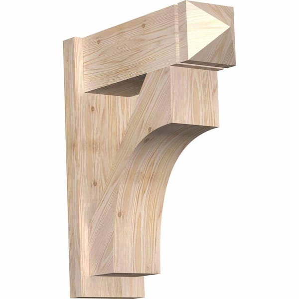 Ekena Millwork 8 in. x 26 in. x 22 in. Westlake Arts and Crafts Smooth Douglas Fir Outlooker