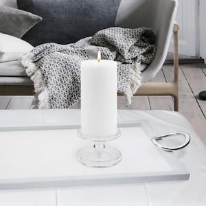 3 in. x 6 in. Timberline White Pillar Candle