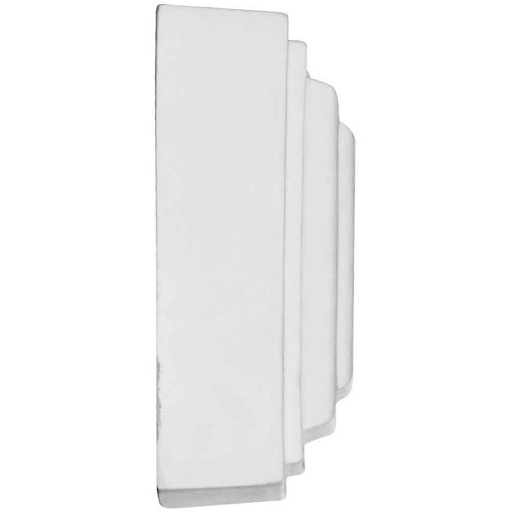 Leandros White Solid Urethane Decorative Rosette