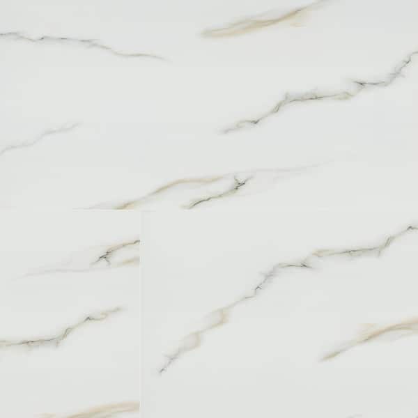 Aria Bianco 24 in. x 48 in. Polished Porcelain Floor and Wall Tile (112 sq. ft./Pallet)