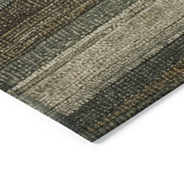 Chantille Machine Washable Indoor/Outdoor Abstract ACN1865 Khaki 2 ft. x 3 ft. Accent Rug