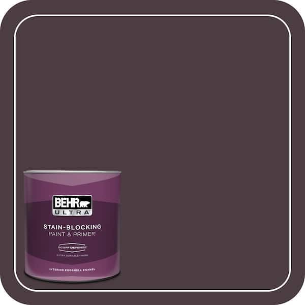 BEHR ULTRA 1 qt. #T18-04 Nocturne Shade Extra Durable Eggshell Enamel Interior Paint & Primer