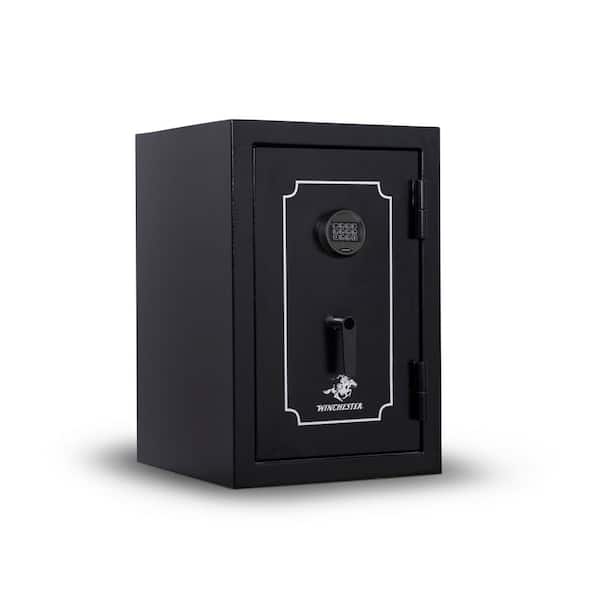 Home 6.9 cu. ft. 45-Minute Fire Rating Electronic Lock with Key Backup Black