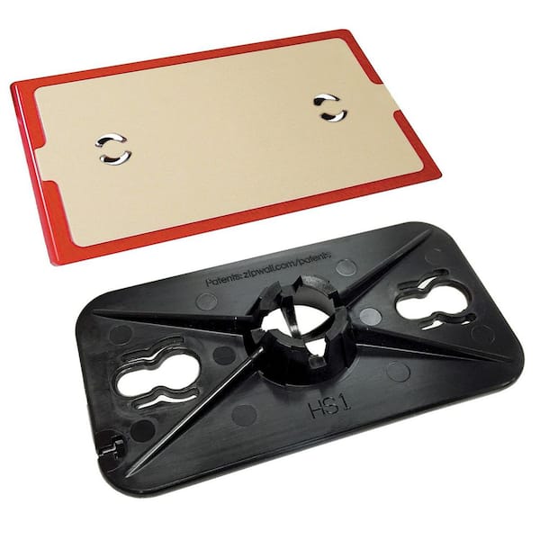 Non-Skid Pad Head and Non-Skid Plate for Dust Barrier Poles