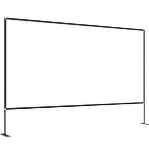 Projector Screen 150 in. with Stand Outdoor Movie Screen with Stand Wrinkle-Free Projection Screen with Tripods