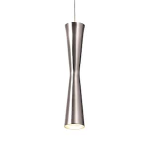 Robson 12 in. 1 Light 14-Watt Chrome Integrated LED Pendant Light