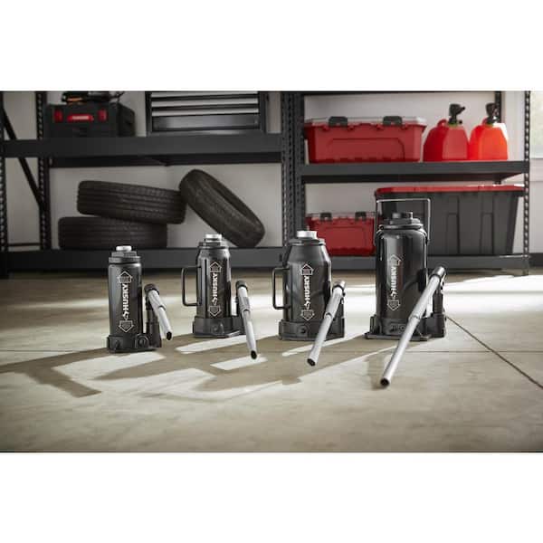 Husky 20-Ton Hydraulic Bottle Car Jack HPL20B - The Home Depot