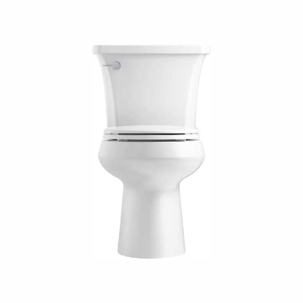 KOHLER Highline 12 in. Rough In 2-Piece 1.28 GPF Single Flush Round Toilet in White Seat Not Included