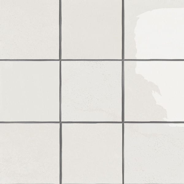 Menorca White 4 in. x 4 in. Ceramic Wall Tile (6.6 sq. ft./Case)