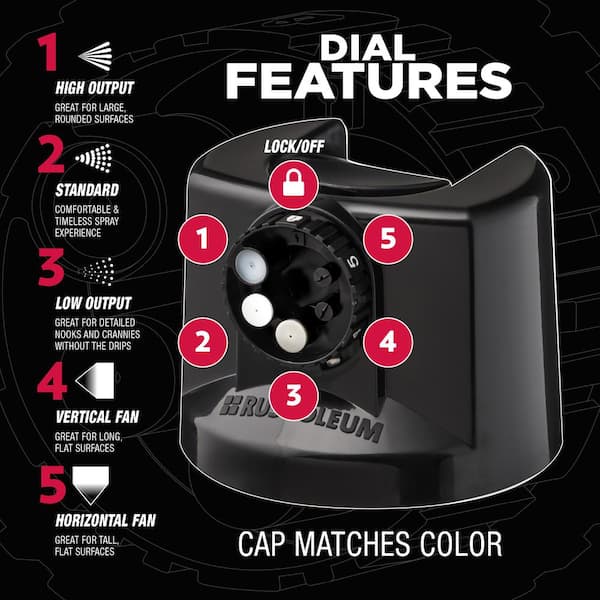 15 oz. Custom Spray 5-in-1 Gloss Black 25% Bonus Spray Paint