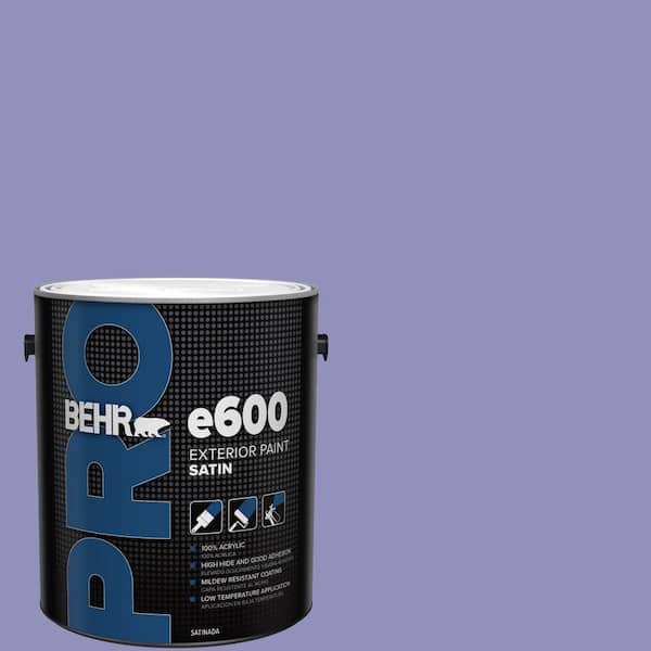 BEHR PRO 1 gal. #PPU16-05 Lily of the Nile Satin Exterior Paint