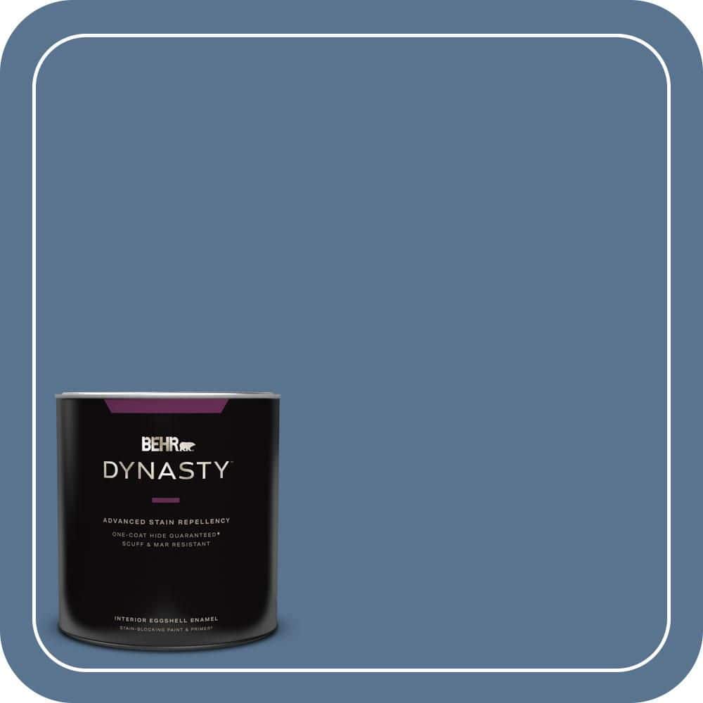1 qt. #PPU14-18 Laguna Blue One-Coat Hide Eggshell Enamel Interior Stain-Blocking Paint & Primer price history on PriceWatchPro