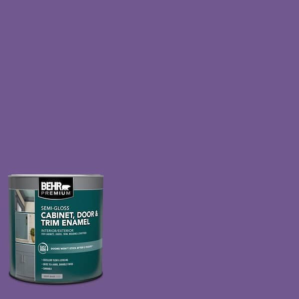 BEHR PREMIUM 1 qt. #P570-6 Classic Waltz Semi-Gloss Enamel Interior/Exterior Cabinet, Door & Trim Paint