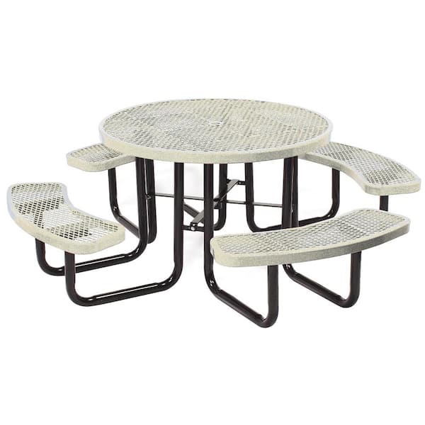 Commercial Outdoor 46 Square Perforated Table (Select Your Color!) from  Leisure Craft