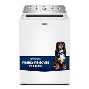 4.8 cu. ft. Top Load Washer in White with Impeller, Pet Pro Option and Extra Power