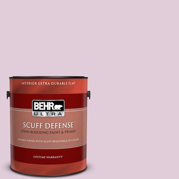 BEHR ULTRA 1 gal. #M110-2 Cassia Buds Extra Durable Flat Interior Paint & Primer