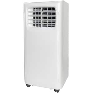 GLOBAL AIR YPK2 10,000 BTU(6,000BTU, DOE) Portable Air Conditioner and Dehumidifier Function with Remote Control-White