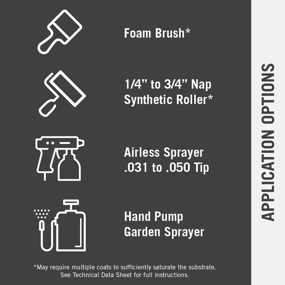 Clear Silicone 1-Gallon Stone Sealer for Masonry