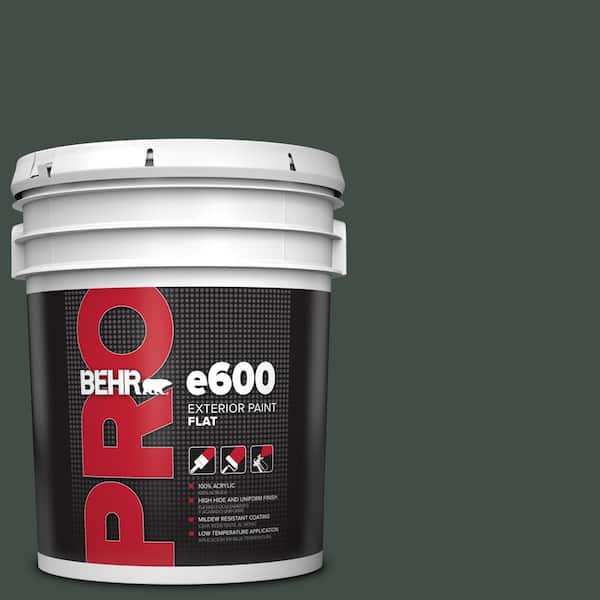 BEHR PRO 5 gal. #HDC-CL-21 Sporting Green Flat Exterior Paint