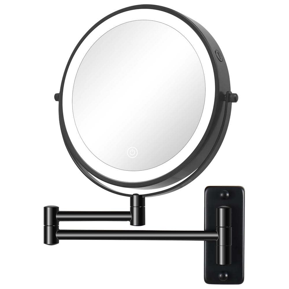 8 in. W x 8 in. H Small Round 1 x/10 x Magnifying T-C Charging Wall Mounted