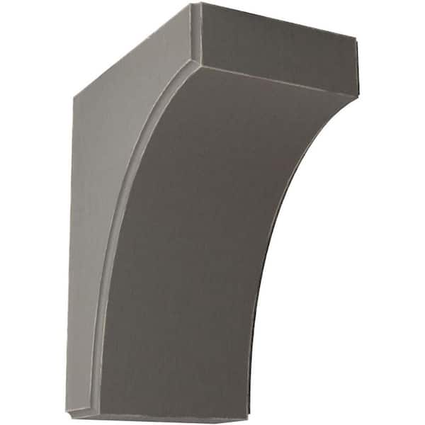 Ekena Millwork 5-1/4 in. x 10 in. x 8 in. Reclaimed Grey Clarksville Wood Vintage Decor Bracket