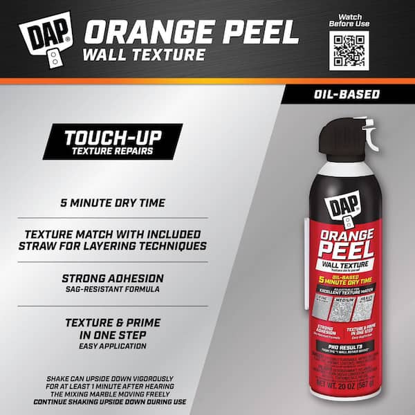 Spray Texture 20 oz. Orange Peel Oil Based Wall Texture Quick Repair (6-Pack)