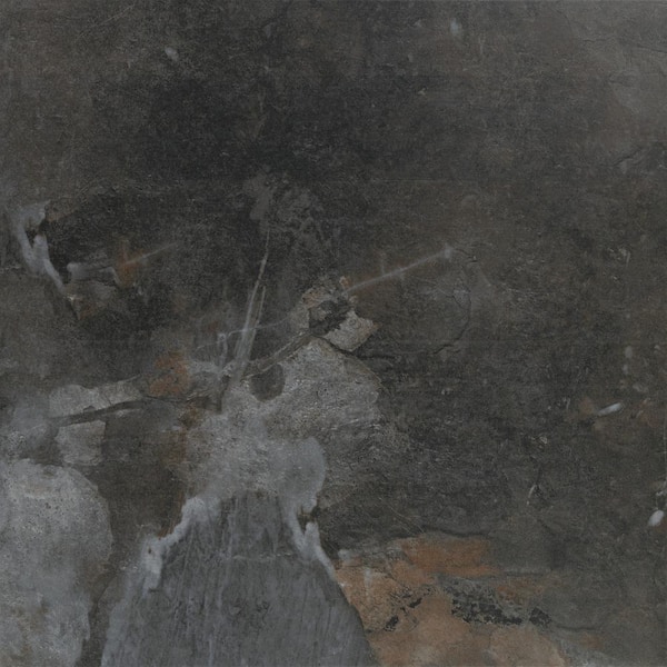Highland Shore Graphite 6 in. x 6 in. Glazed Porcelain Tile Sample