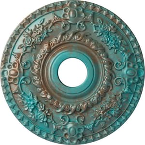 1-1/2 in. x 18 in. x 18 in. Polyurethane Rose Ceiling Medallion Moulding