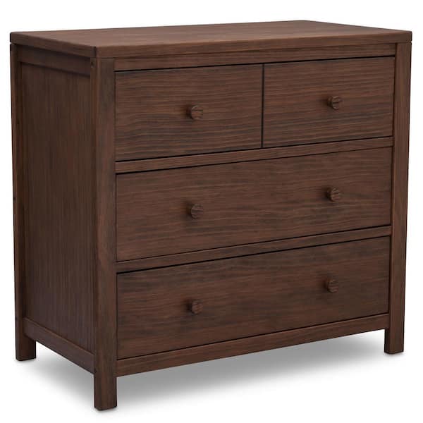 Delta Children 3-Drawer Rustic Oak Dresser