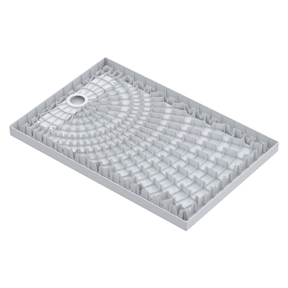Bristol 48" x 32" Chrome Framed Rectangular Shower Kit