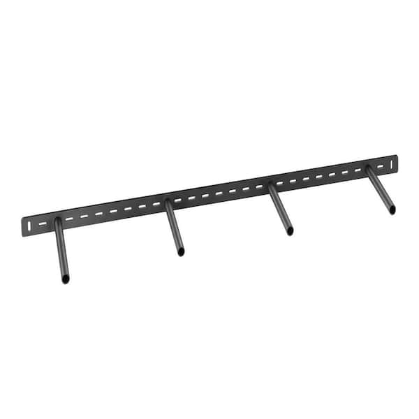 230 lbs. Capacity Floating Shelf Bracket 1 Pack, 43 x 6.2 x 1.5 in. Heavy Duty Hidden Wall Mount Support Bracket Black