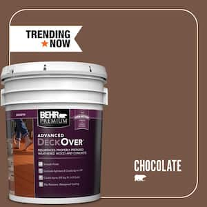 5 gal. #SC-129 Chocolate Smooth Solid Color Exterior Wood and Concrete Coating