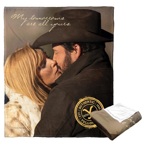THE NORTHWEST GROUP Yellowstone My Tomorrows are Yours Silk Touch Multi-Color Throw