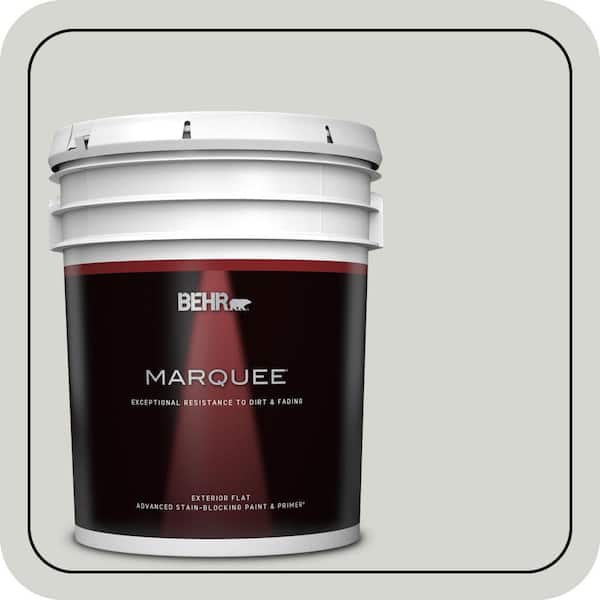 BEHR MARQUEE 5 gal. #N380-1 Mortar Flat Exterior Paint & Primer