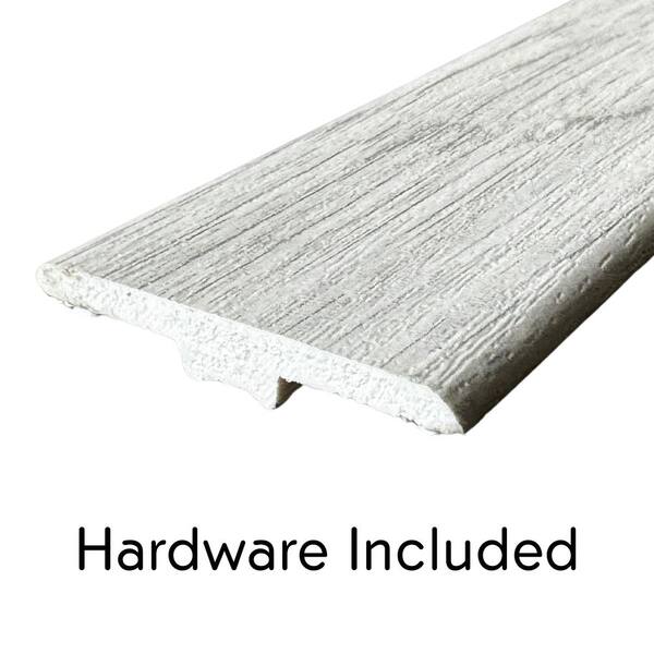 Deco Products Hydrostop Bahamas Sands 0.2 in. T x 1.8 in. W x 94 in. L Waterproof PVC T Molding