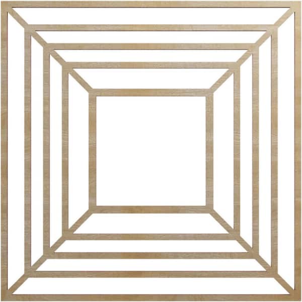 Ekena Millwork 0.25 in. x 6.625 in. x 18 in. Wood Medallion Moulding
