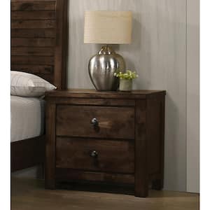 New Classic Furniture Blue Ridge Rustic Gray 2-drawer Nightstand
