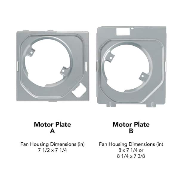 Broan-NuTone QuicKit 60 CFM 3.0 Sones Bathroom Replacement Motor and Grille/ Cover BKR60 - The Home Depot
