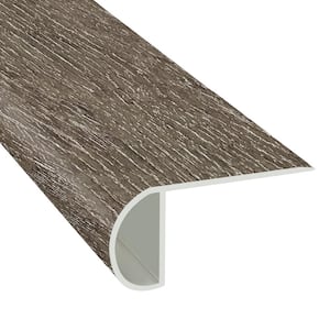 Fence Post 1.03 in. T x 2.23 in. W x 94 in. L Vinyl Overlap Stair Nose Molding