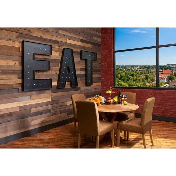 Weaber 1 2 In X 4 In X 4 Ft Weathered Hardwood Board 8 Piece The Home Depot