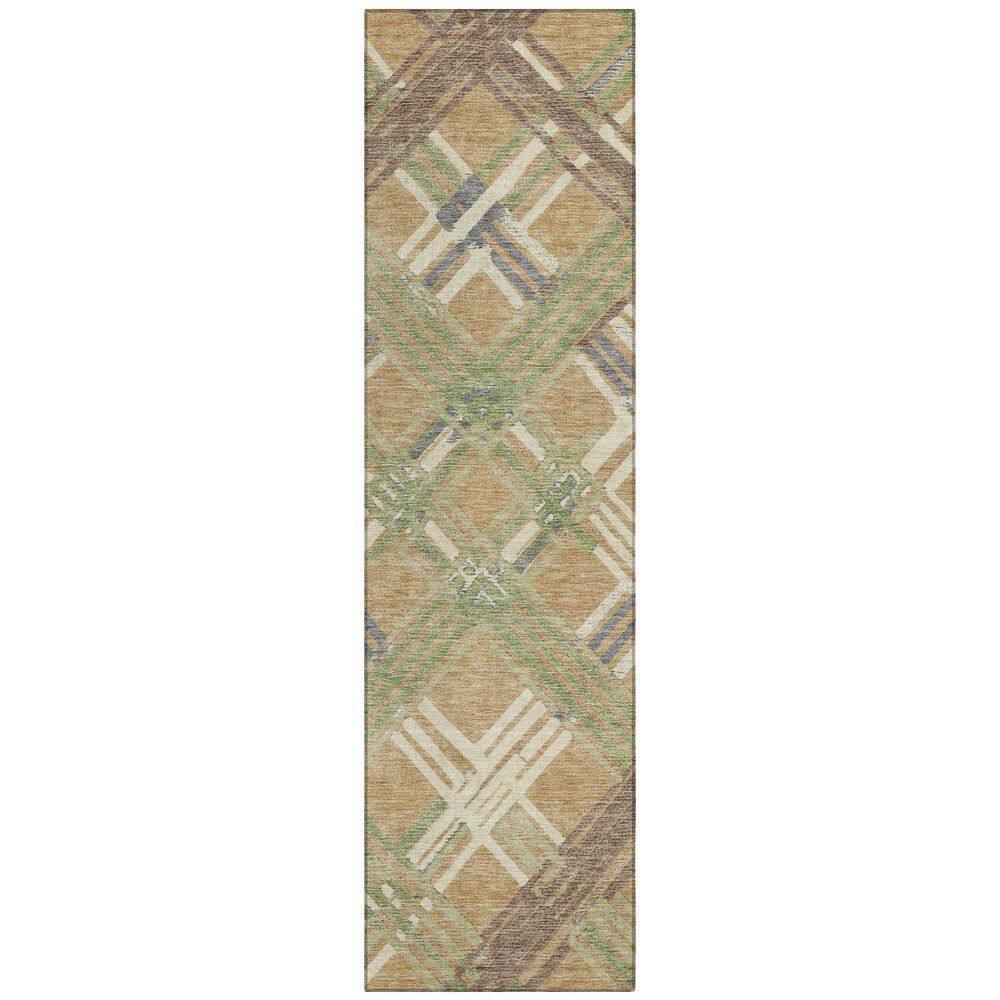 Chantille Machine Washable Indoor/Outdoor Abstract ACN2452 Gold 2 ft. x 7 ft. Runner Rug price history on PriceWatchPro