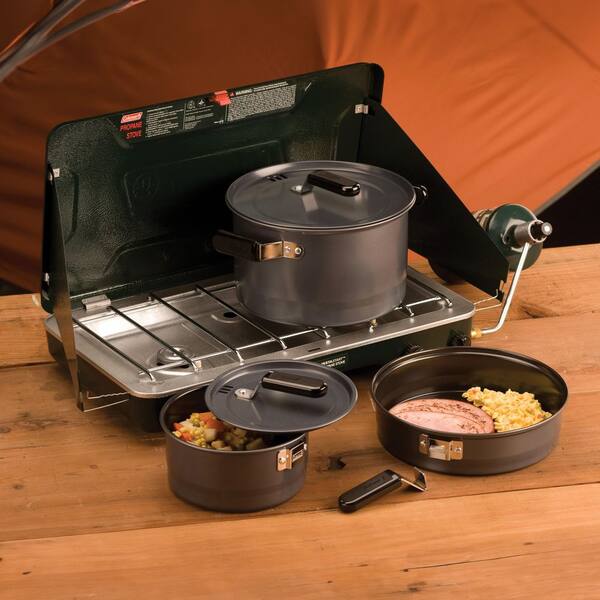 Coleman Family Camp Cookware Set, (6-Piece) 2209188 - The