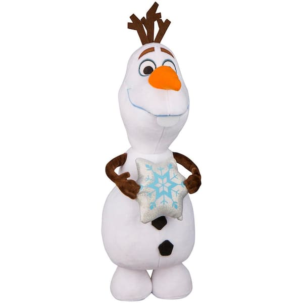 Disney 22 .84 in. Holiday Greeter-Olaf with Snowflake
