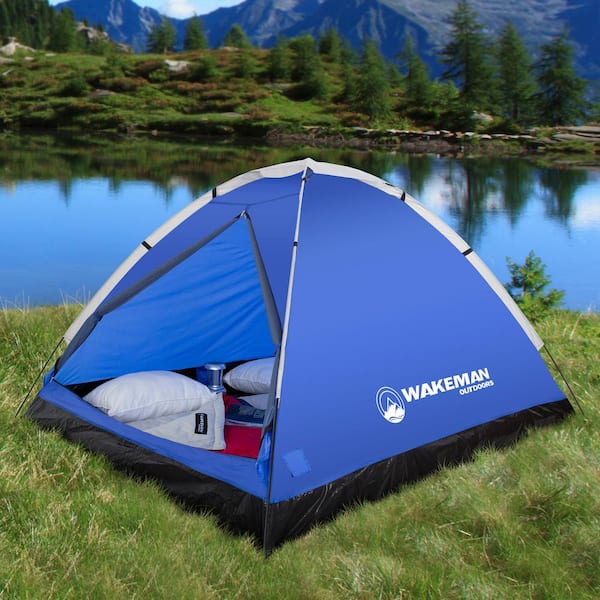 Wakeman Outdoors 2-Person Blue Dome Tent M470021