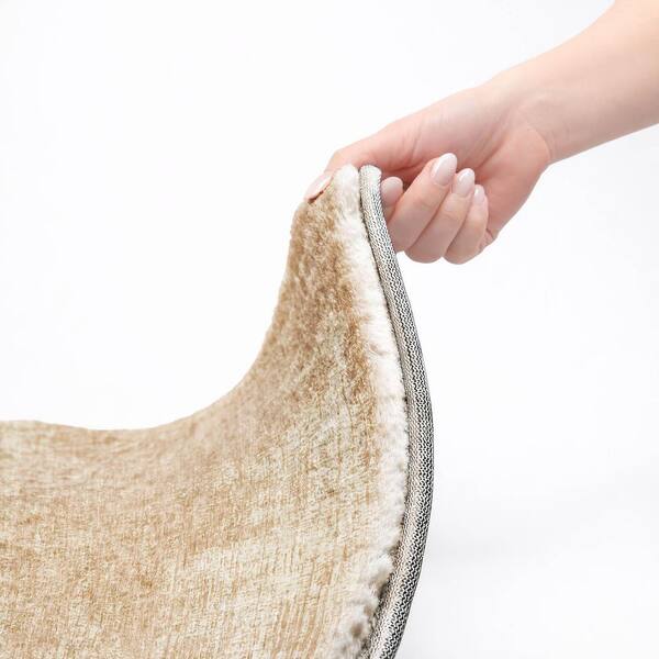 Dream Shag Premium Machine Washable Abstract ADS839 Coral 8 ft. x 10 ft. Area Rug