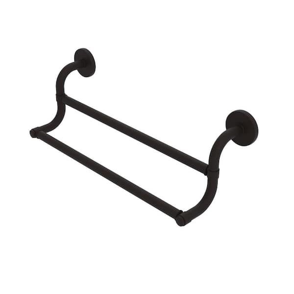 Remi Collection 30 in. Wall Mounted Double Towel Bar in Oil Rubbed Bronze