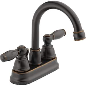 Claymore 4 in. Centerset 2-Handle High Arc Bathroom Faucet in Oil Rubbed Bronze