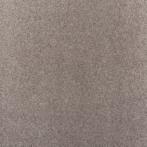 Waking Up II Storm Cloud Gray 56 oz. Triexta Textured Installed Carpet