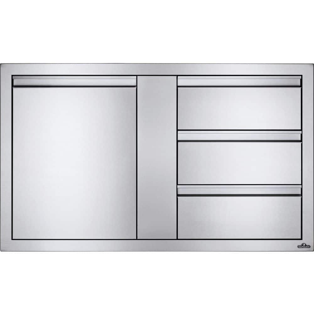 "42"" X 24"" Large Single Door & Triple Drawer" price history on PriceWatchPro